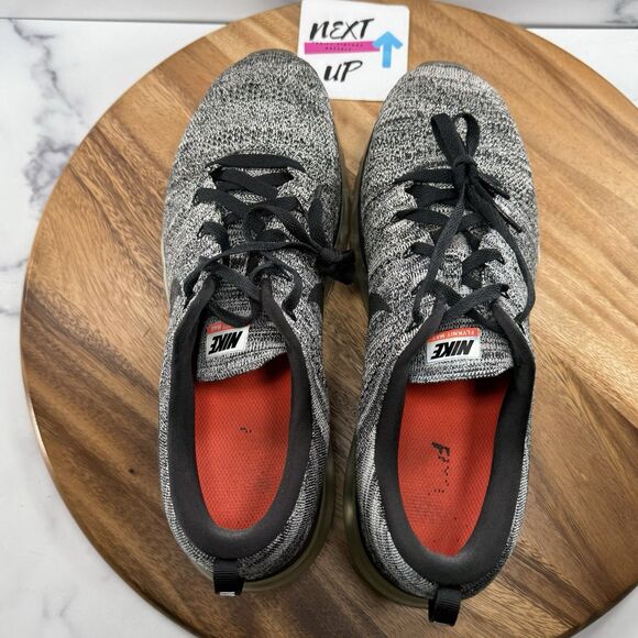 Mens size 12-Nike Air Flyknit Max ‘Oreo’ Running Sneakers Black White 620469-105 main image 6
